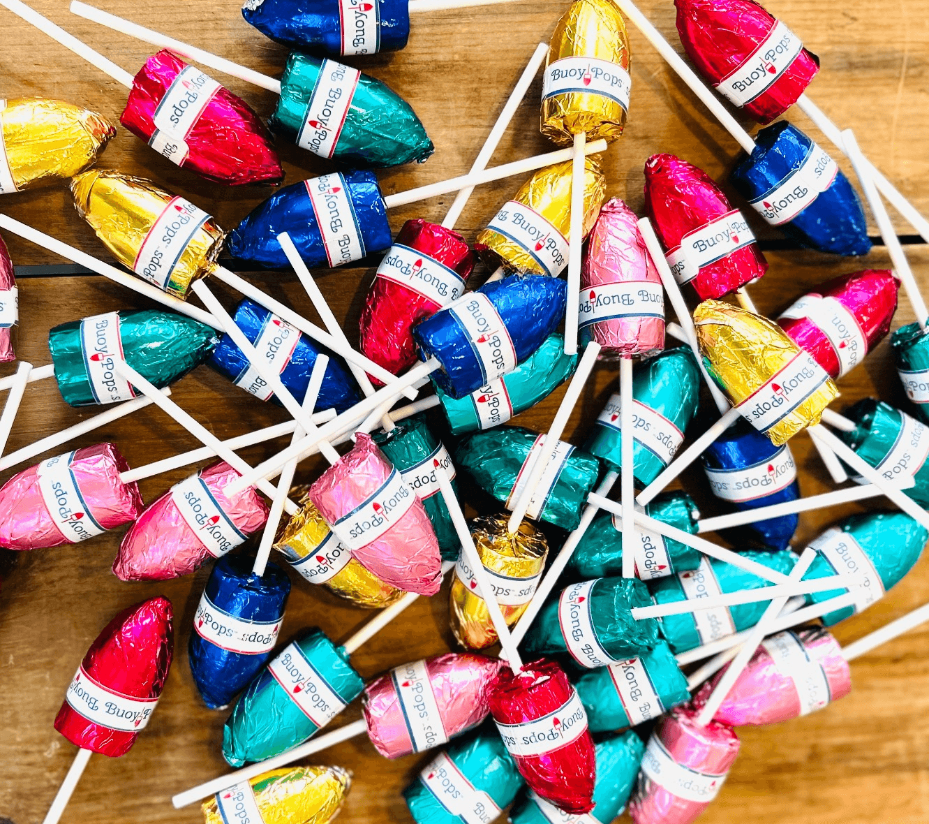 Buoy Pops combination chocolate boxes